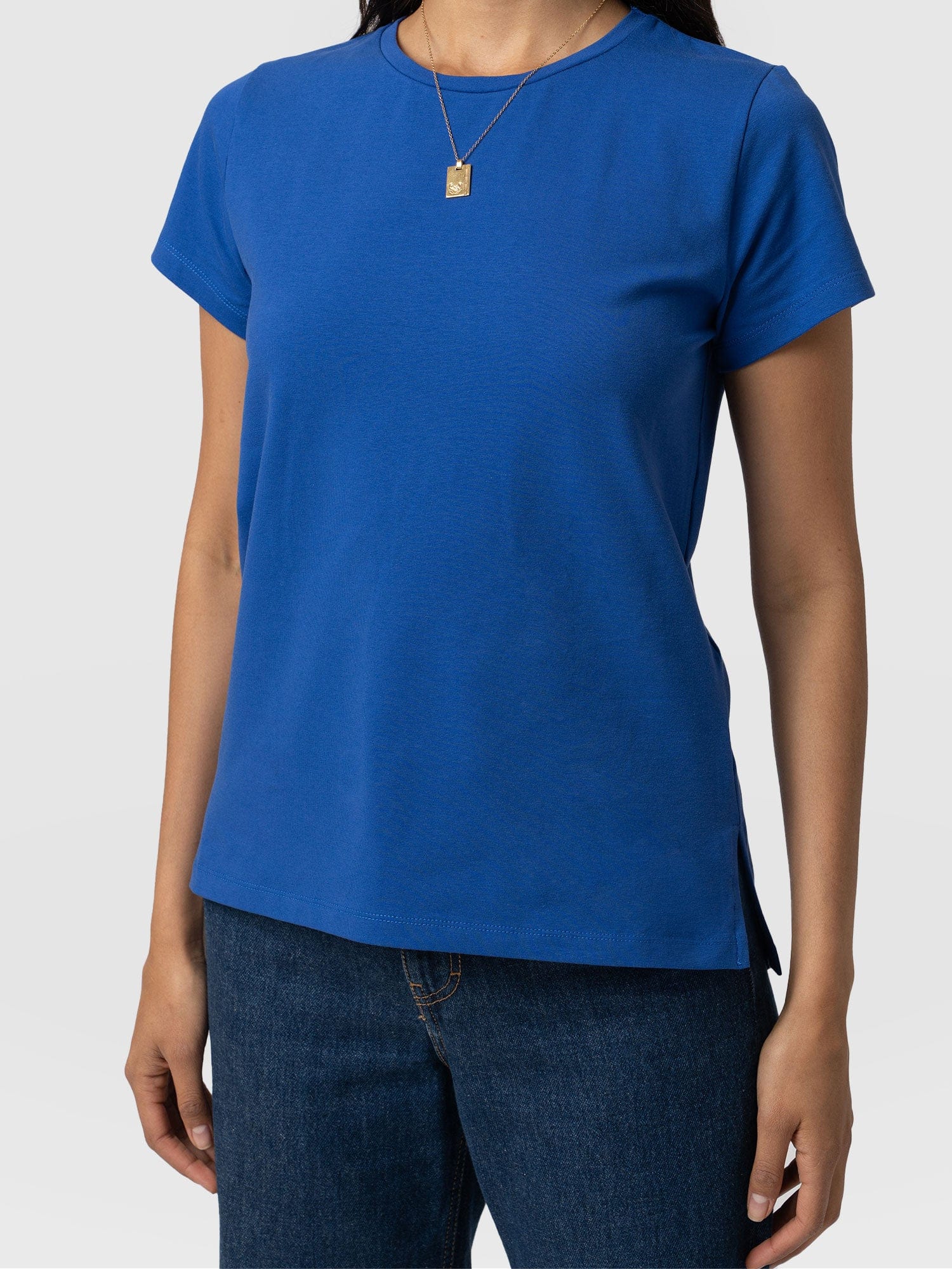 Easy Tee Cobalt Blue - Women's T-Shirts | Saint + Sofia® EU